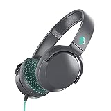 Skullcandy Riff Wired On-Ear Headphones - Grey/Miami