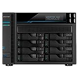 Asustor Lockerstor 8 AS6508T - 8 Bay NAS, 2.1GHz Quad-Core, 2 M.2 NVMe SSD Slot, 10GbE Port, 2.5GbE Port, 8GB RAM DDR4, Enterprise Network Attached Storage (Diskless)