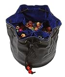 Forged Dice Co. Pouch of The Endless Hoard Dice Bag - Holds Over 1,000 Polyhedral Dice - Dice Storage Bag with Pockets - Perfect for Bulk Dice