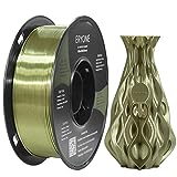 ERYONE Ultra Silk PLA Filament for 3D Printer, 1.75mm, Tolerance: ±0.03mm, 1kg (2.2LBS)/Spool, Bronze