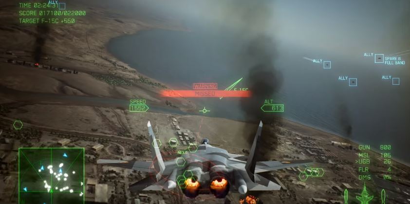 Ace Combat 7 Mission 8 Pipeline Destruction