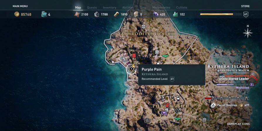 Assassin's Creed Odyssey Purple Pain