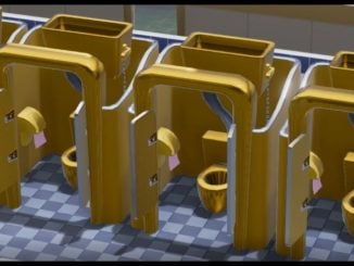 Two Point Hospital Golden Toilet