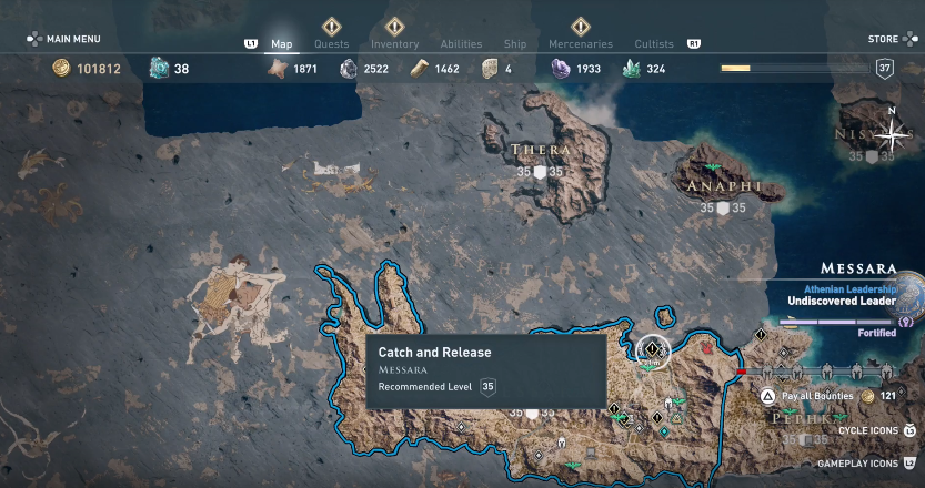 Assassin's Creed Odyssey Catch and Release